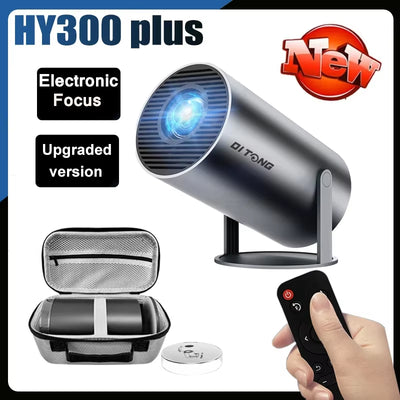 RhodesDavis HY300 plus HD Projector Portatil 4K 1280X720P Android LED Video Home Theater Cinema Phone Mini Proyector Movie HY300 Pro