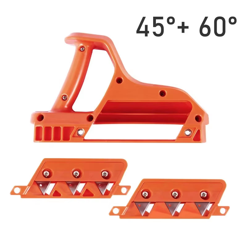 RhodesDavis 1PC Plasterboard Quick Cutter Gypsum Board Hand Plane Drywall Edge Chamfer 45°/60° Woodworking Trimmer Hand Tool