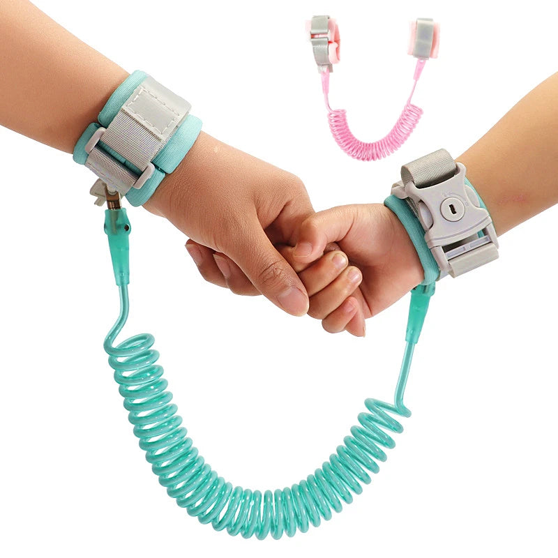 RhodesDavis Child Safety Harness Leash anti Lost Adjustable Wrist Link Traction Rope Wristband Belt Baby Kids for Toddler Butterfly