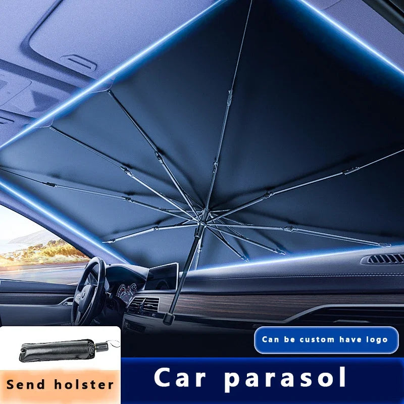 RhodesDavis Sunshade Umbrella Sunshade Car Front Windshield Sunshade Car Sunshade Car with Sunshade Folding Sunscreen Sunshade