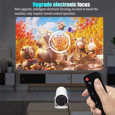 RhodesDavis HY300 plus HD Projector Portatil 4K 1280X720P Android LED Video Home Theater Cinema Phone Mini Proyector Movie HY300 Pro