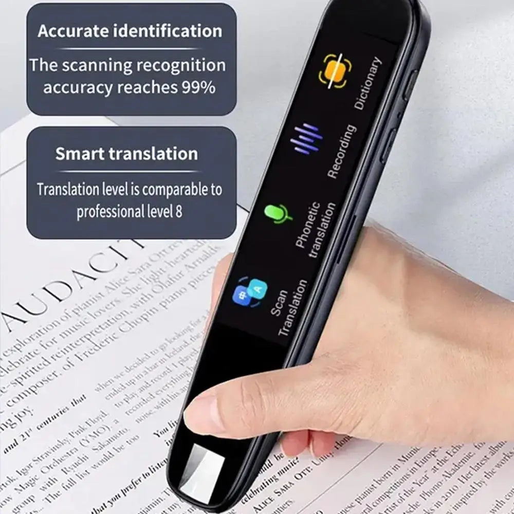 RhodesDavis Portable Scanner Mini Handheld Document A4 Book Scanner for JPG PDF Format 300/600/900 DPI Scan Reader Pen Languages Translation