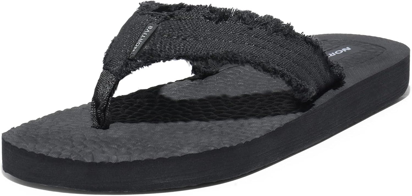 RhodesDavis Men's Lightweight Comfortable Thong Flip Flops for Beach Wear