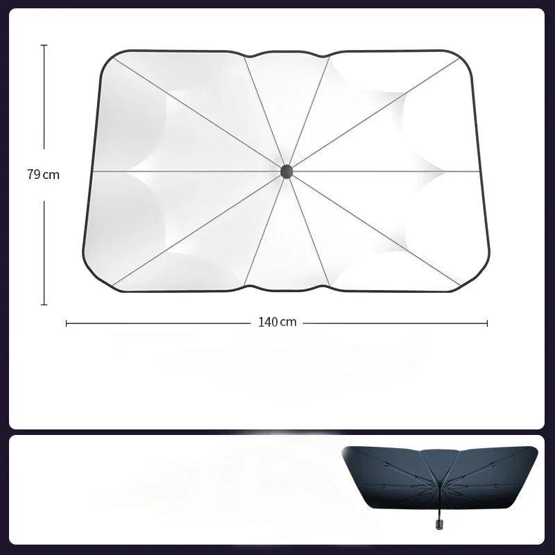 RhodesDavis Sunshade Umbrella Sunshade Car Front Windshield Sunshade Car Sunshade Car with Sunshade Folding Sunscreen Sunshade