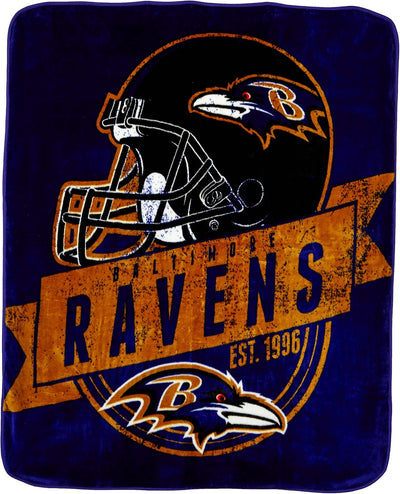 NFL Unisex Adult Raschel Throw Blanket