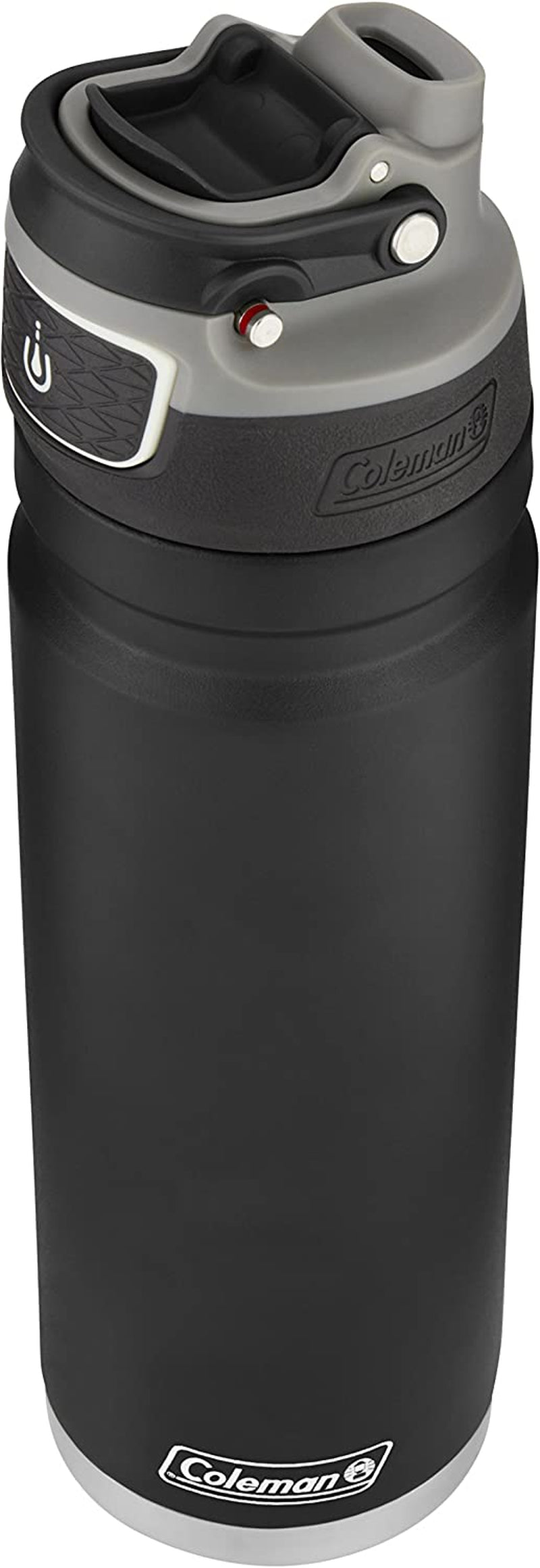 RhodesDavis Freeflow Autoseal 24 oz Stainless Steel Water Bottle - Black