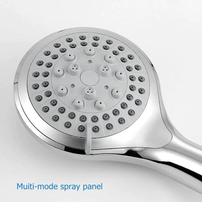 RhodesDavis High Pressure Shower Head 5 Settings Handheld Shower Heads Spray With 5 FT Hose