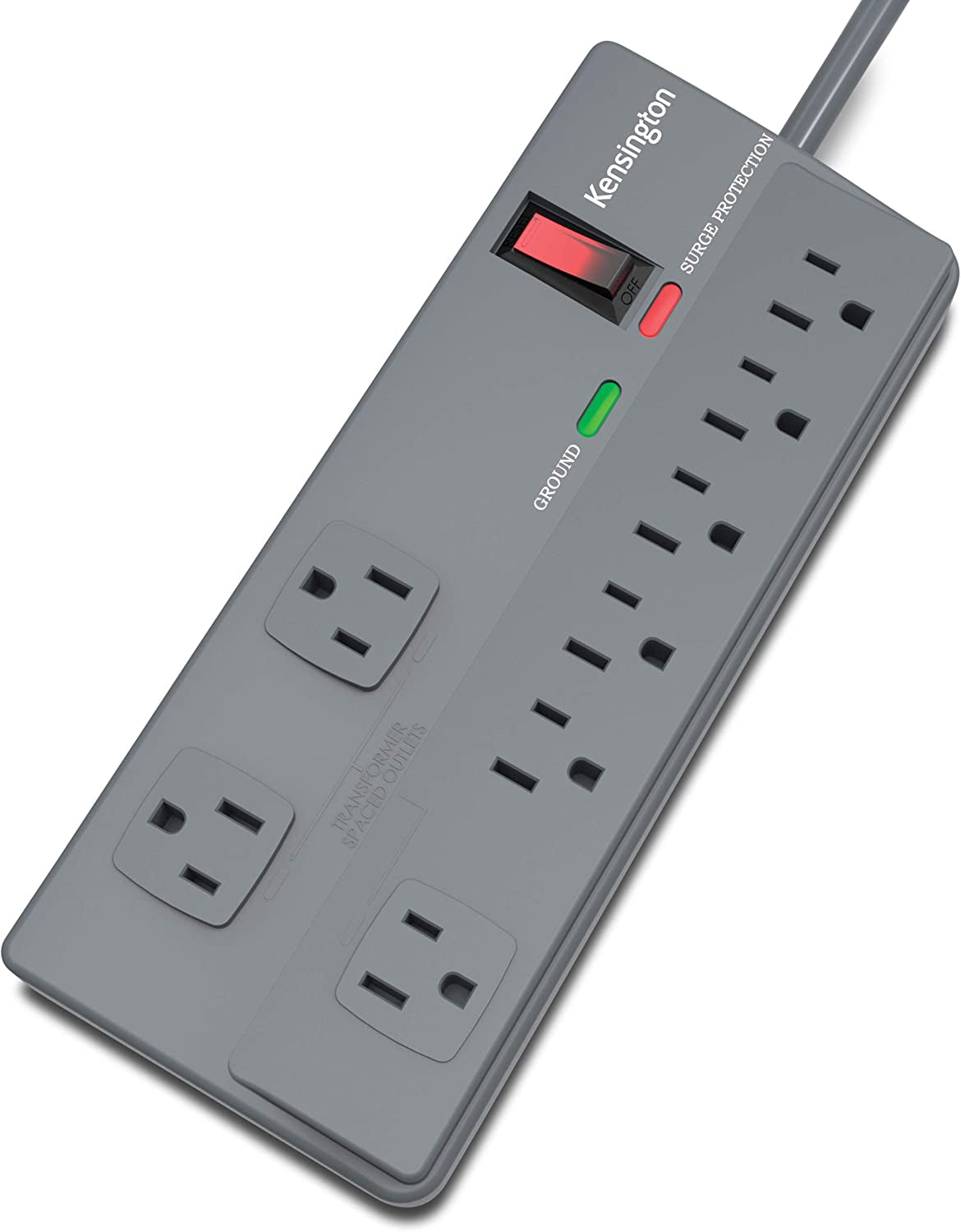 RhodesDavis Guardian 6-Outlet Power Strip with 15-Foot Surge Protector and 540 Joules, Black (K38215Na)