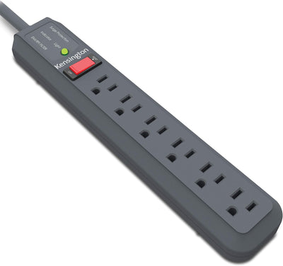 RhodesDavis Guardian 6-Outlet Power Strip with 15-Foot Surge Protector and 540 Joules, Black (K38215Na)