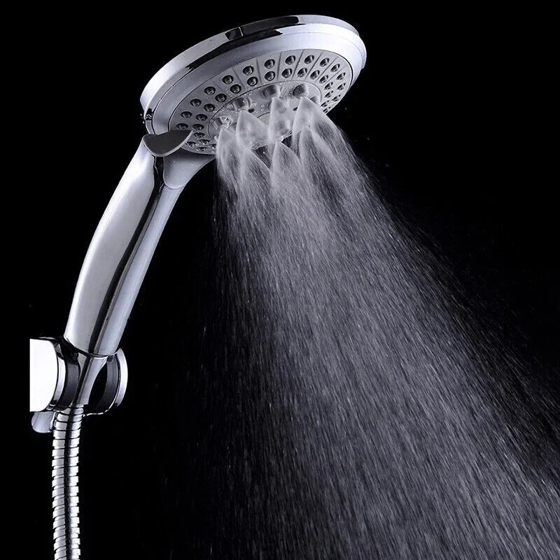 RhodesDavis High Pressure Shower Head 5 Settings Handheld Shower Heads Spray With 5 FT Hose