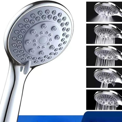 RhodesDavis High Pressure Shower Head 5 Settings Handheld Shower Heads Spray With 5 FT Hose