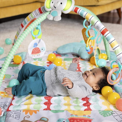 RhodesDavis 5-in-1 Convertible Jumbo Play Mat and Ball Pit