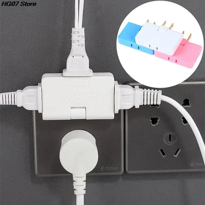 RhodesDavis New 1PCS Rotatable Socket Converter 180 Degree Multi Plug Slim Wireless Outlet Adapter Extension Plug