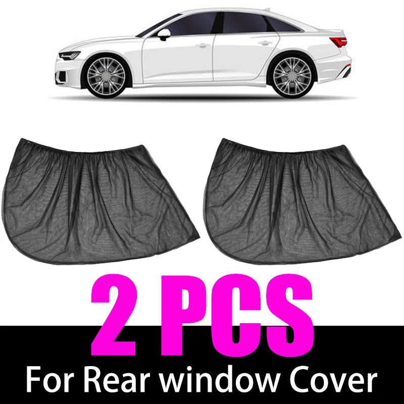 RhodesDavis Universal Car Styling Accessories Sun Side Window Shade Curtain Rear Window Cover UV Protection Sunshade Visor Shield