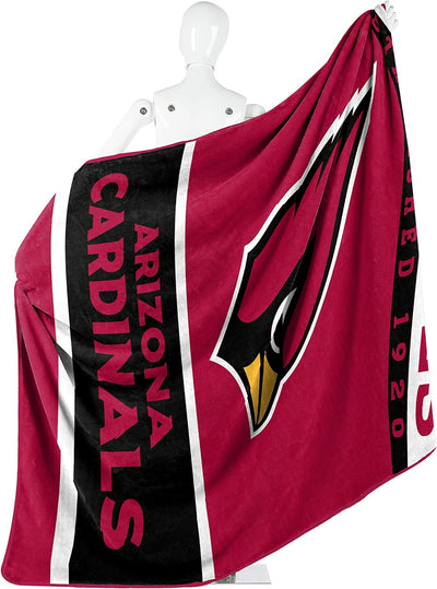 RhodesDavis NFL Unisex Adult Raschel Throw Blanket