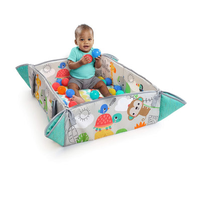 RhodesDavis 5-in-1 Convertible Jumbo Play Mat and Ball Pit