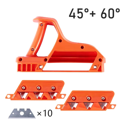 RhodesDavis 1PC Plasterboard Quick Cutter Gypsum Board Hand Plane Drywall Edge Chamfer 45°/60° Woodworking Trimmer Hand Tool