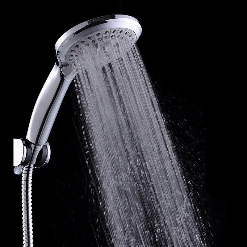 RhodesDavis High Pressure Shower Head 5 Settings Handheld Shower Heads Spray With 5 FT Hose