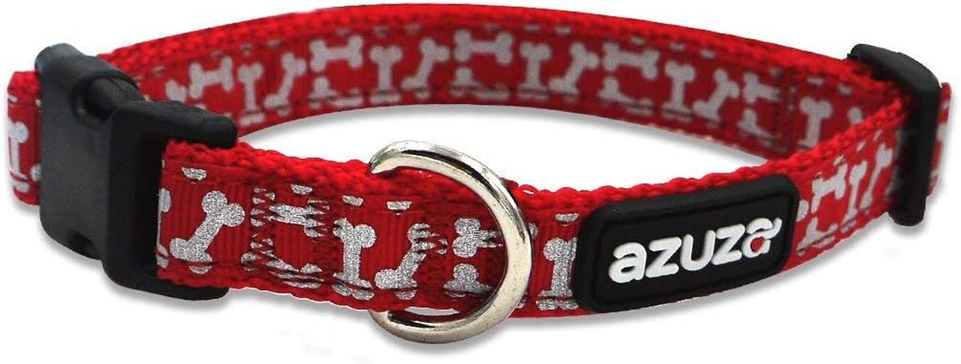 RhodesDavis Adjustable Nylon Dog Collar and Leash Set for Small Dogs