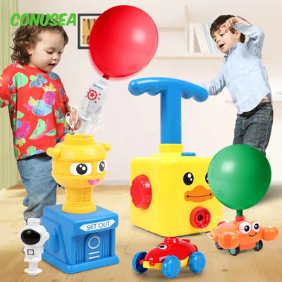 RhodesDavis Aerodynamic Vehicles Children Toys Interactive Toys for Kids Girls Birthday Gift Balloon Power Aero Science Educational Toys