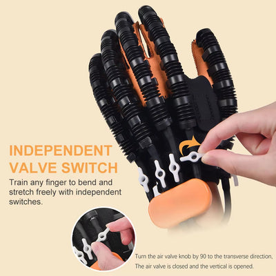 RhodesDavis Protable Rehabilitation Robot Gloves Stroke Hemiplegia Cerebral Infarction Training Device Finger Exerciser Hand Function Recove