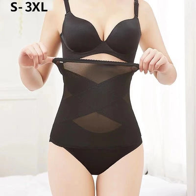 RhodesDavis Summer Thin Body Belly Belt Women'S Corset Waist and Stomach Stomach Mesh Breathable Abdomen Postpartum Belt