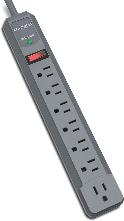 RhodesDavis Guardian 6-Outlet Power Strip with 15-Foot Surge Protector and 540 Joules, Black (K38215Na)