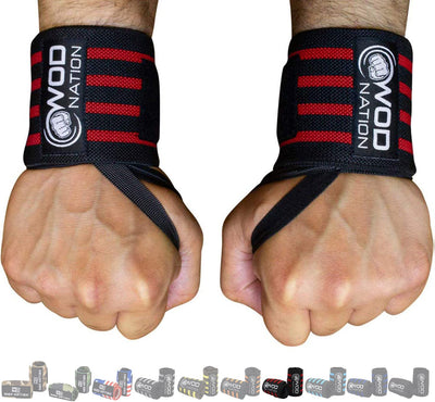 RhodesDavis Wrist Wraps for Weightlifting, Professional Gym Wrist Straps W/Thumb Loop, Wrist Wraps for Men & Women, Wrist Support Wraps for Strength Training, Powerlifting & Bodybuilding