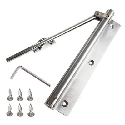 RhodesDavis Adjustable Door Closer Aluminum Alloy Automatic Spring Soft Close Fire-Proof Heavy Duty Hardware WF