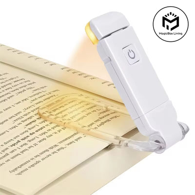 RhodesDavis LED USB Rechargeable Book Light Reading Light Eye Protection Night Light Portable Clip Desk Light Bookmark Read Light Night Lamp