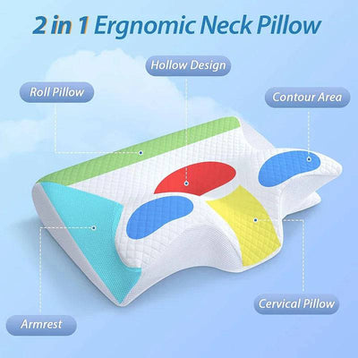 RhodesDavis Ergonomic Contour Neck Pillow