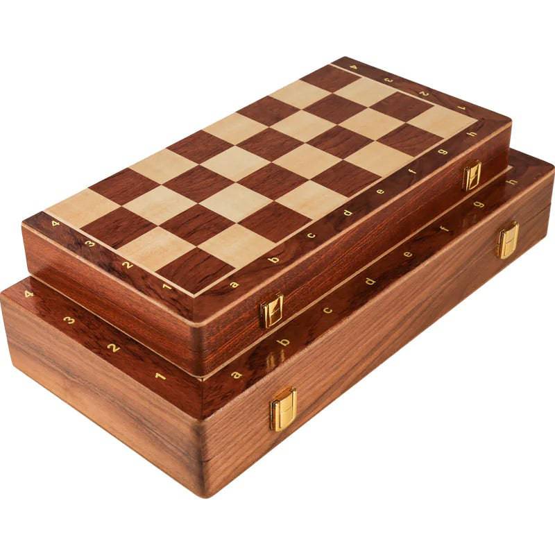 RhodesDavis Large Children's Wooden Folding Chess Set