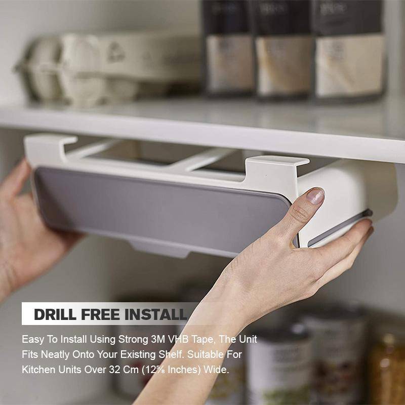 RhodesDavis Kitchen Self-Adhesive Wall-Mounted Spice Organizer