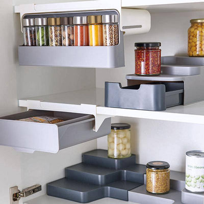 RhodesDavis Kitchen Self-Adhesive Wall-Mounted Spice Organizer