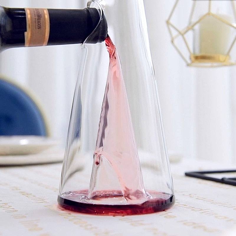 RhodesDavis Transparent Wine Decanter