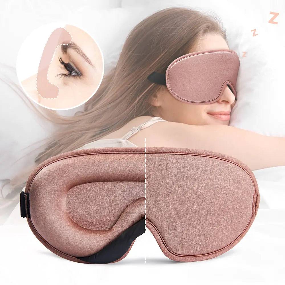 RhodesDavis Memory Foam Silk Sleep Mask & Eye Patches