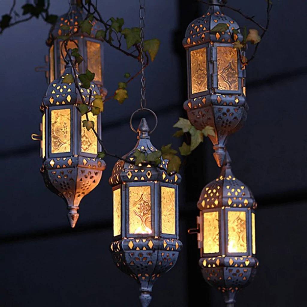 RhodesDavis Classic Moroccan Windproof Candle Holders