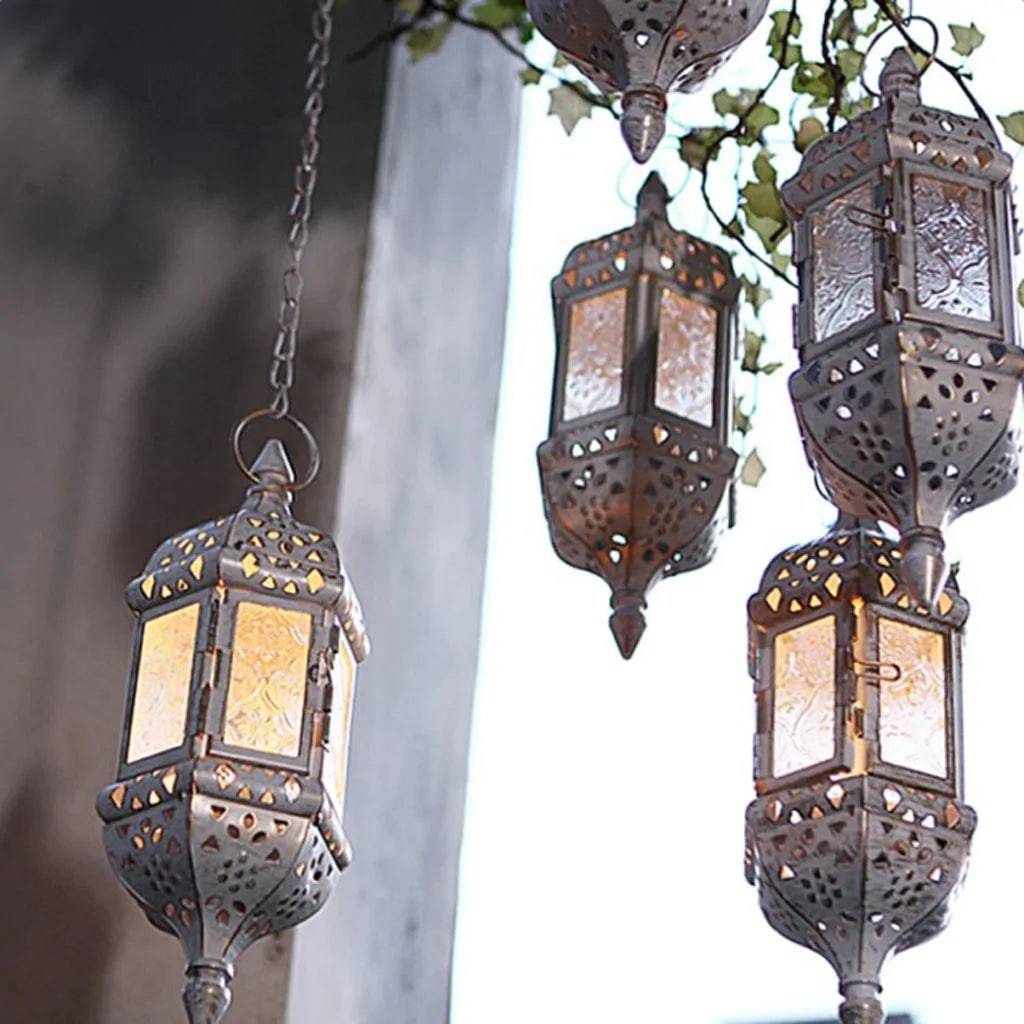 RhodesDavis Classic Moroccan Windproof Candle Holders