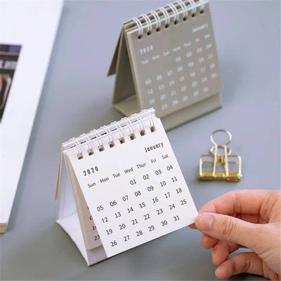 RhodesDavis Solid Color Small Desk Calendar