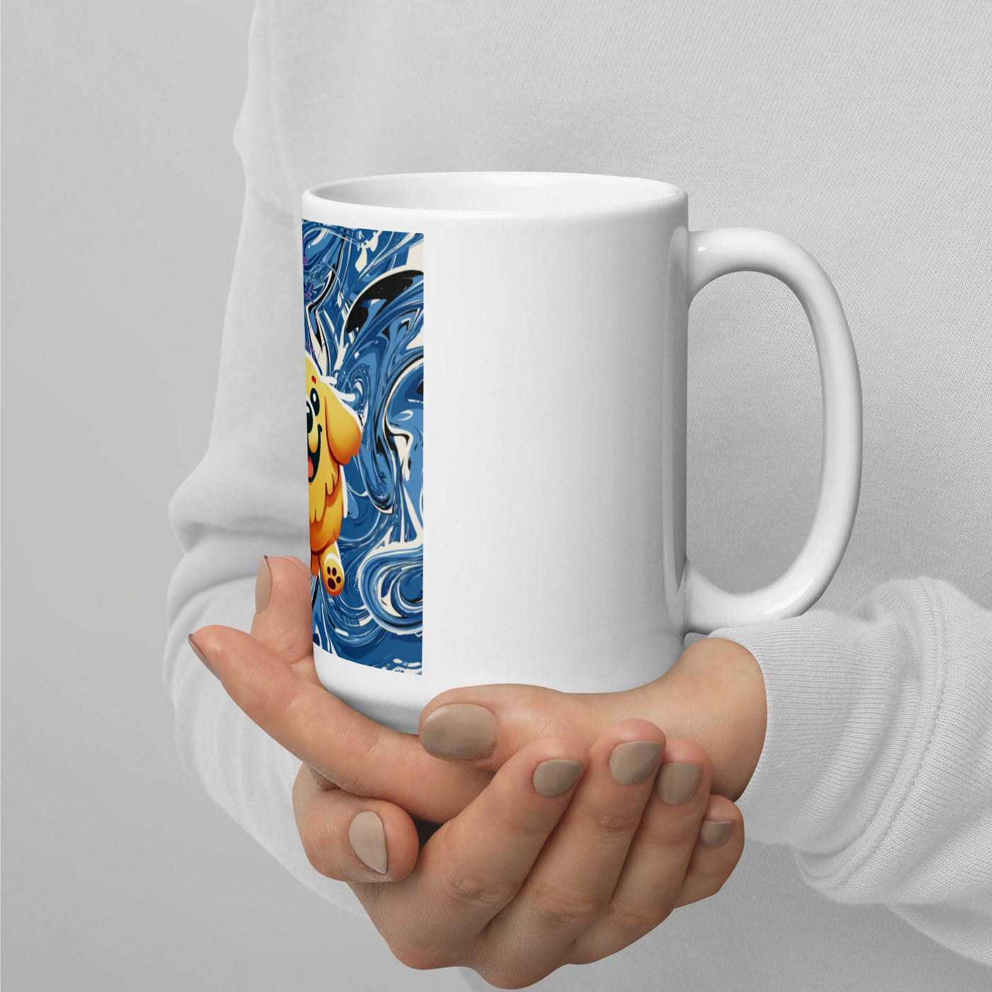 RhodesDavis White glossy mug