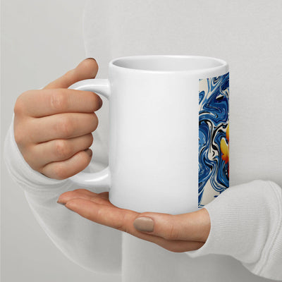 RhodesDavis White glossy mug