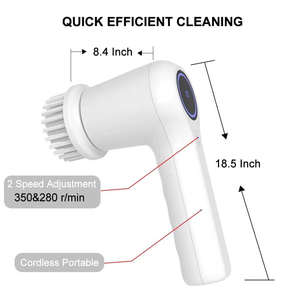 RhodesDavis Multifunctional Electric Spin Scrubber