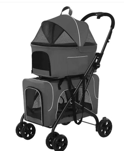 RhodesDavis Small Dog Lightweight Folding Cat Dog Trolley